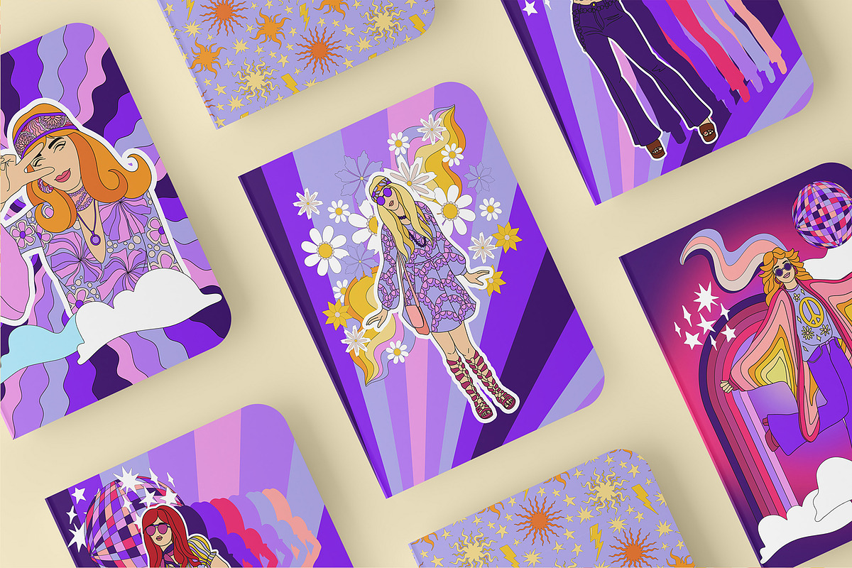 Collection Groovy fashion mood, a Texture Illustration by Antikva17 (Photo 9 of 22)
