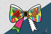 Christmas Colorful Bow Png, an Illustration by Creative Art (Thumbnail 4 of 6)