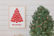 Red and Gold Watercolor Christmas, a Seasonal Illustration by ArtIrisArt (Thumbnail 8 of 13)