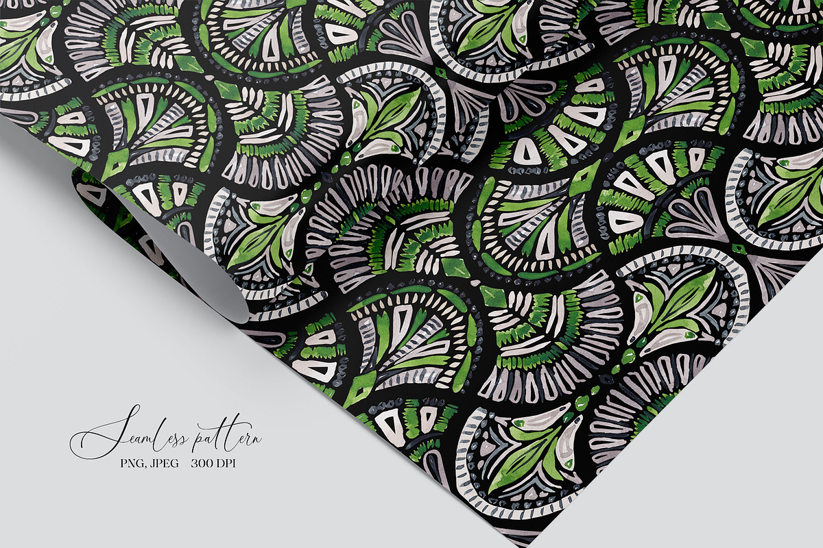 Tribal Geometrical Seamless Pattern, a Pattern Graphic by SirenaArt (Photo 6 of 10)