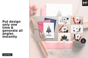 Christmas Card 7xMock-ups Generator