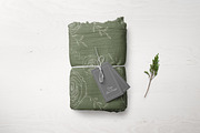 Sage Green Minimalist Floral Pattern, a Pattern Graphic by Quinn Lane Designs (Thumbnail 2 of 6)