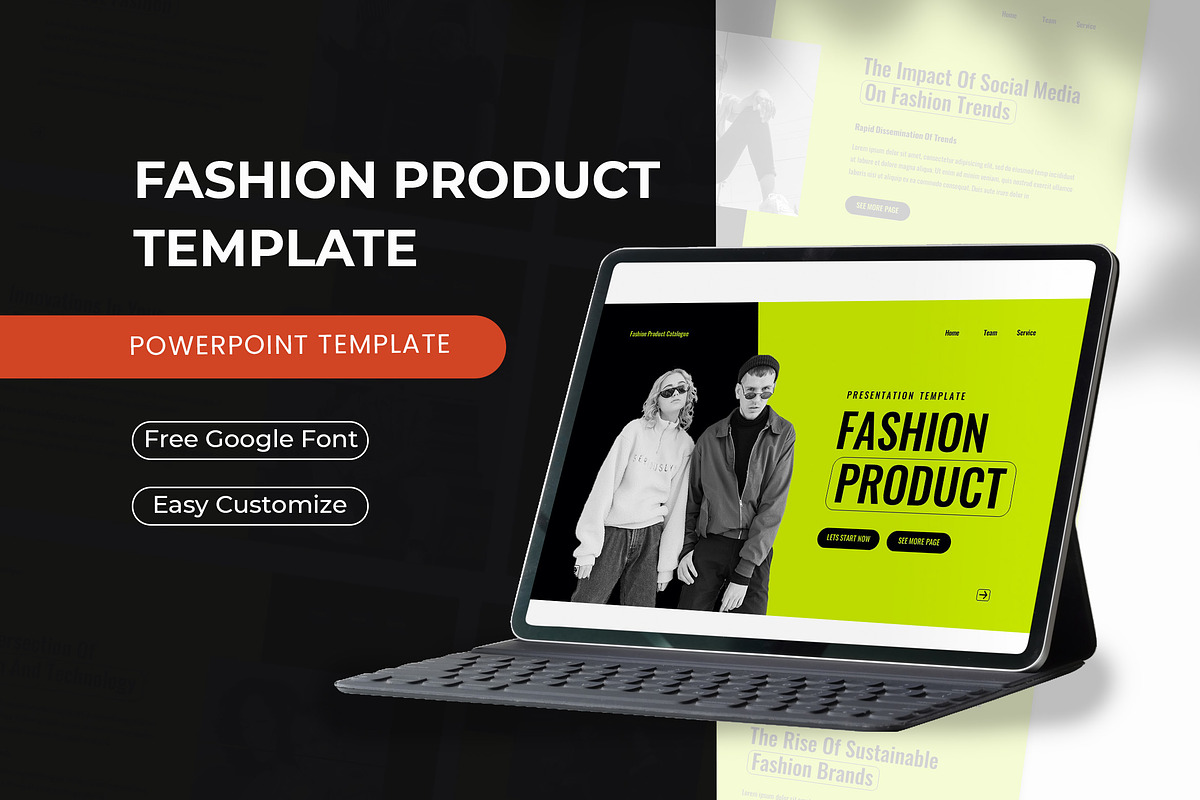 Fashion - Powerpoint Template, a Presentation Template by casanovastudio (Photo 1 of 3)