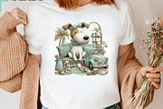 Whimsical Summer Dogs Clipart Bundle, an Illustration by SVGArt (Thumbnail 8 of 9)