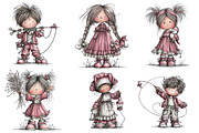 Whimsical storybook children clipart, an Illustration by CreationArt (Thumbnail 3 of 5)