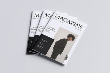 Magazine Brochure Mockup, a Magazine Template by graphicstory