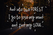 Sylvestre nature handwritten font, a Script Font by Wewhitelist (Thumbnail 5 of 7)