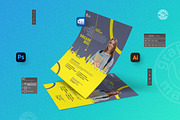 Education Admission Flyer Template, a Flyer Template by GraphicalMarket (Thumbnail 4 of 6)