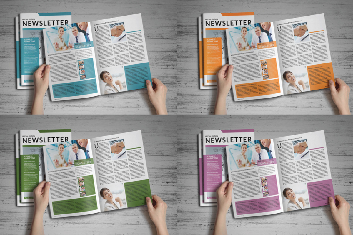 General Newsletter Template, a Brochure Template by voryu (Photo 5 of 5)