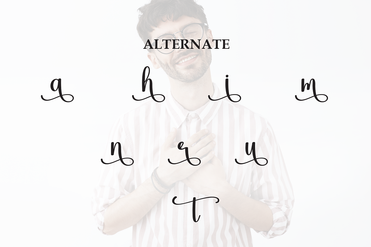 Grateful | Script Font, a Handwritten Font by Scratchones (Photo 8 of 9)
