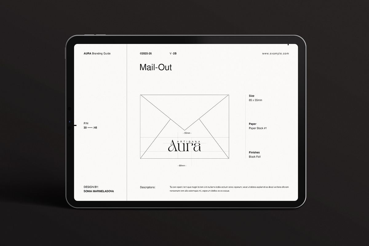 AURA | Brand Guidelines Template, a Branding & Logo Template by ArtisanaAura (Photo 14 of 23)