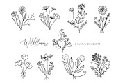 300 Wild Flowers Vector Elements, an Illustration by Art Dari Autumn (Thumbnail 20 of 24)