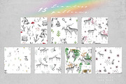 WOODLAND LOVE watercolor set, an Animal Illustration by Natali Smolova (Thumbnail 6 of 10)