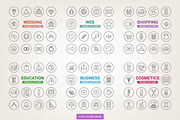 77% Off - Circle Icons Big Bundle, an Outline Icon by miumiu (Thumbnail 2 of 3)