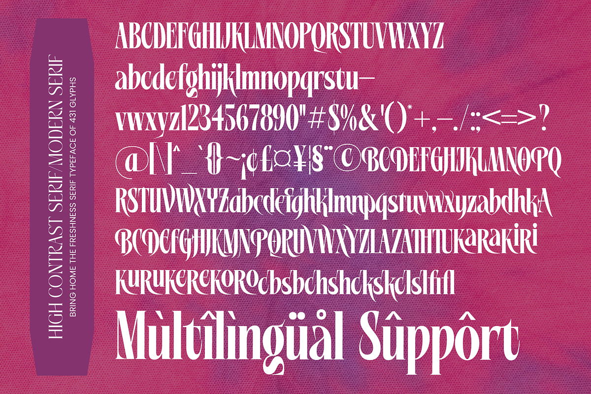 Mellgro High Contrast Modern Serif, a Serif Font by timelesstype.co (Photo 17 of 20)