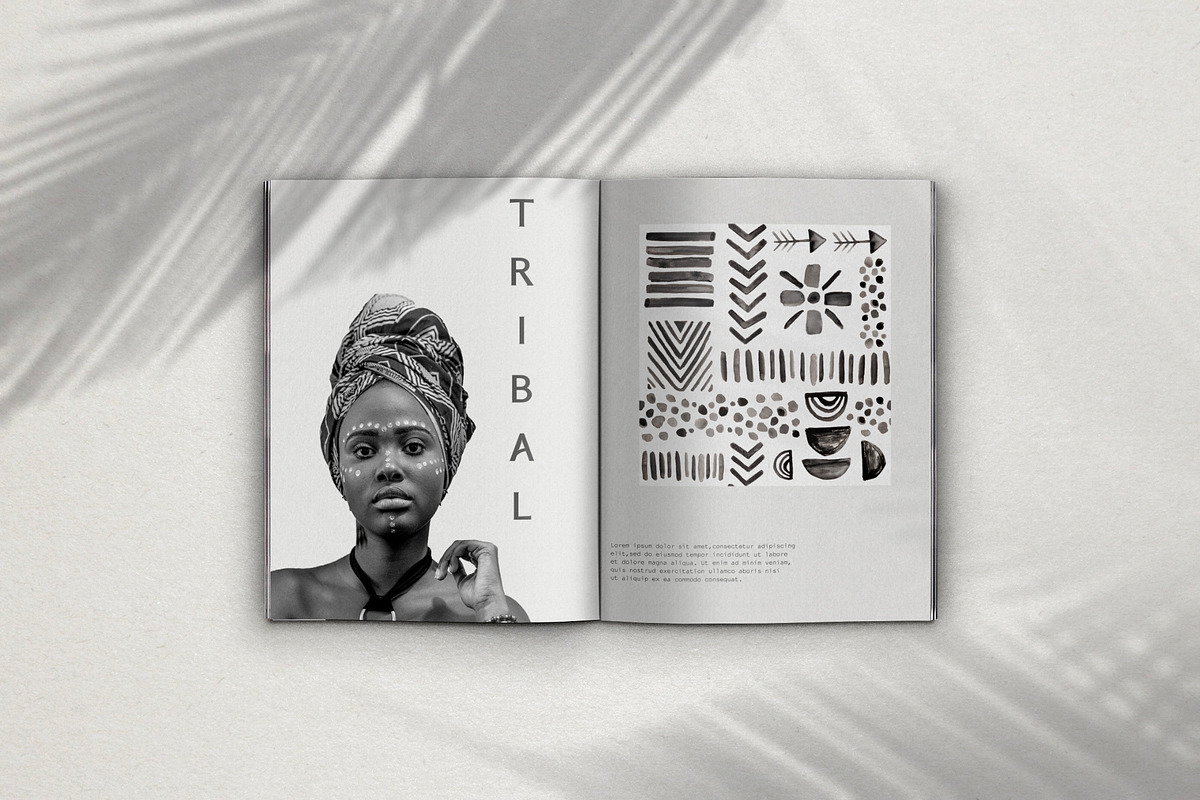 ETHNIC TRIBAL patterns, a Pattern Graphic by Katya_lu (Photo 4 of 8)