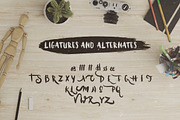 Bruscheetah Brush Font, a Font by TGIF.STD (Thumbnail 3 of 6)