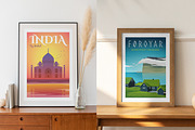 Travel Posters. Mega Bundle., a Decorative Illustration by Red Monkey (Thumbnail 8 of 20)