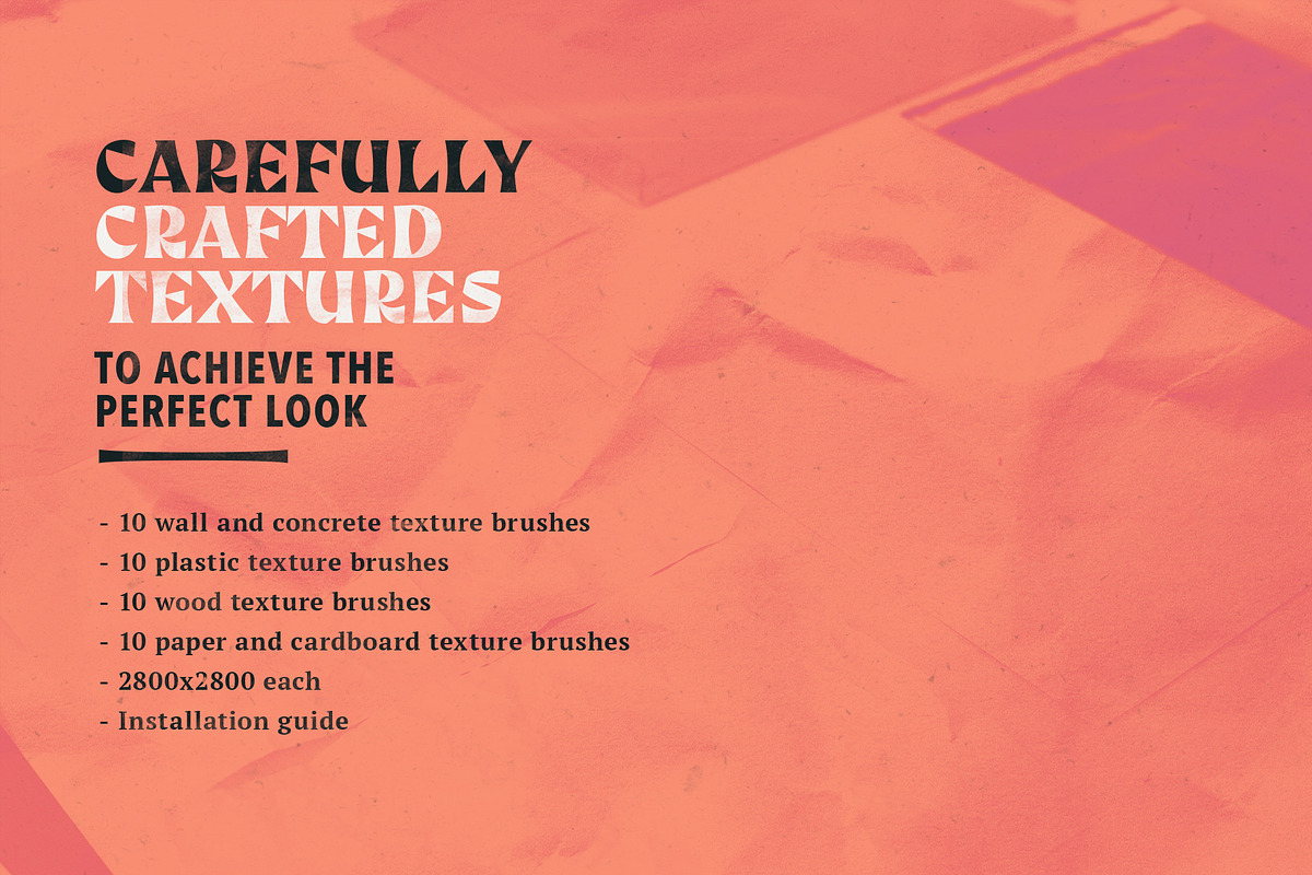 Material Texture Brushes Procreate, a Brush Add-On by Mixergraph (Photo 8 of 10)
