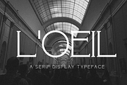 L'OEIL | Minimal Serif Font, a Font by OneTen The Studio (Thumbnail 5 of 5)