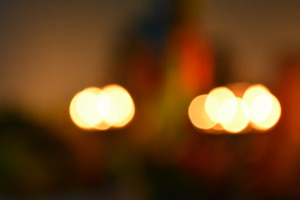 Night bokeh stock photo