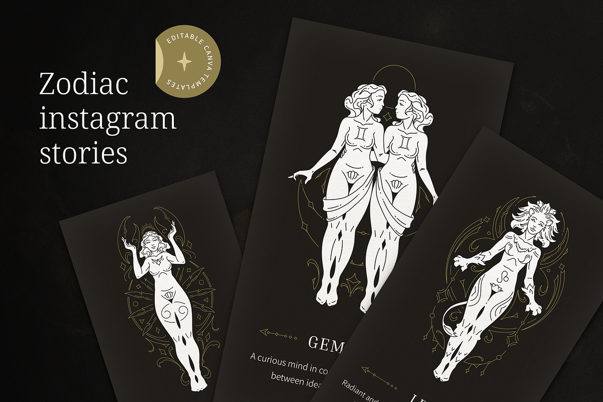 Zodiac Instagram Stories | Canva, a Social Media Template by Vasya Kobelev (Photo 1 of 6)