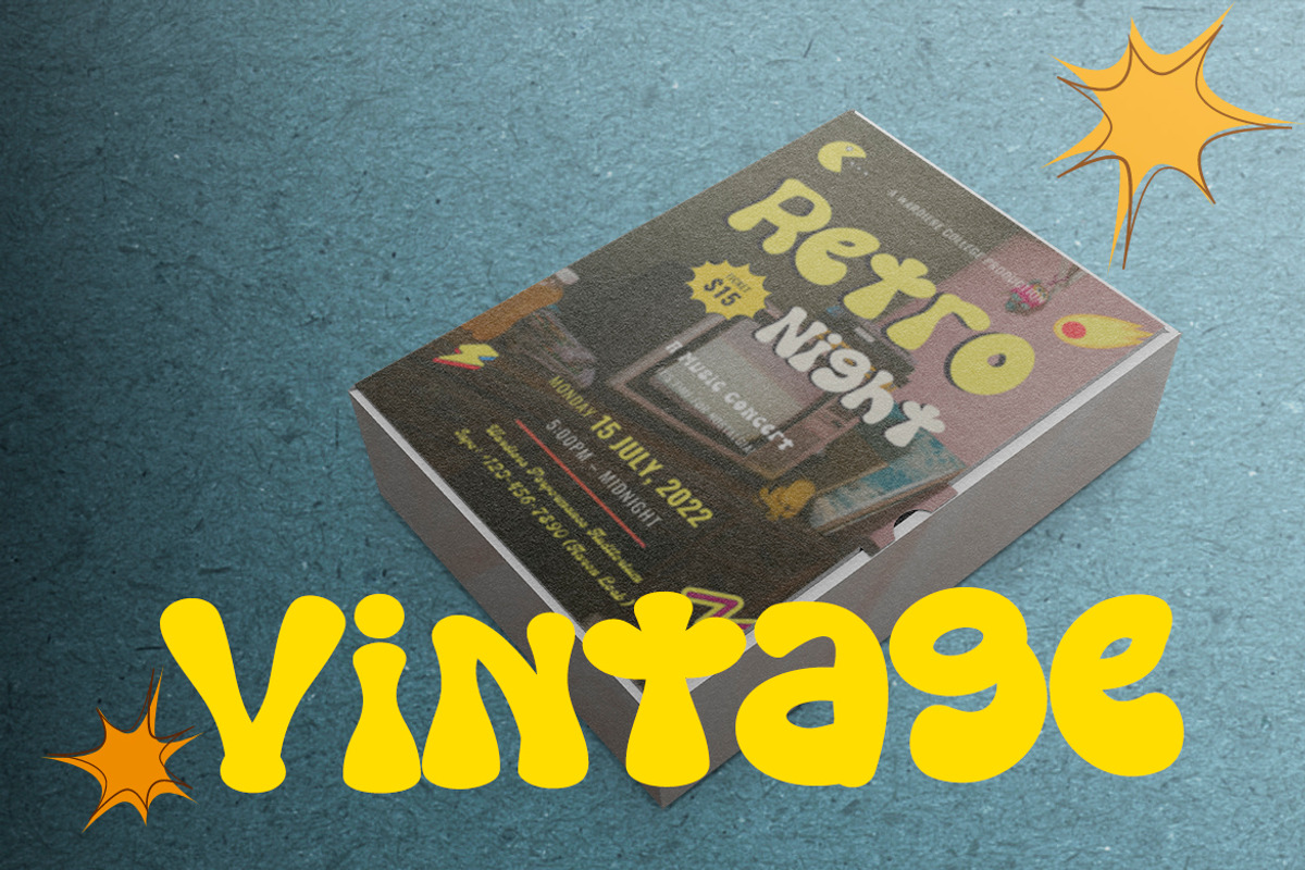 Shoese Flower - 1990's Retro Font, a Handwritten Font by Dhabee (Photo 11 of 12)