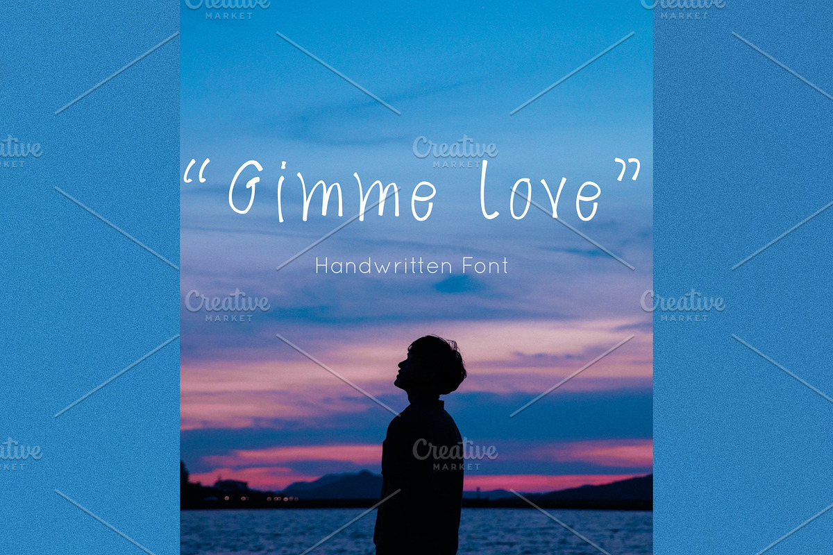 Gimme love handwritten font, a Script Font by Nuchylee Photo (Photo 1 of 6)