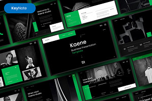 Kaene – Business Keynote Template, a Presentation Template by Dens Creative Studio
