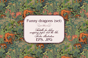 Funny dragons, a Pattern Graphic by Designs by Helen Trupak (Thumbnail 5 of 10)