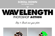 Wavelength Photoshop Action preview 2