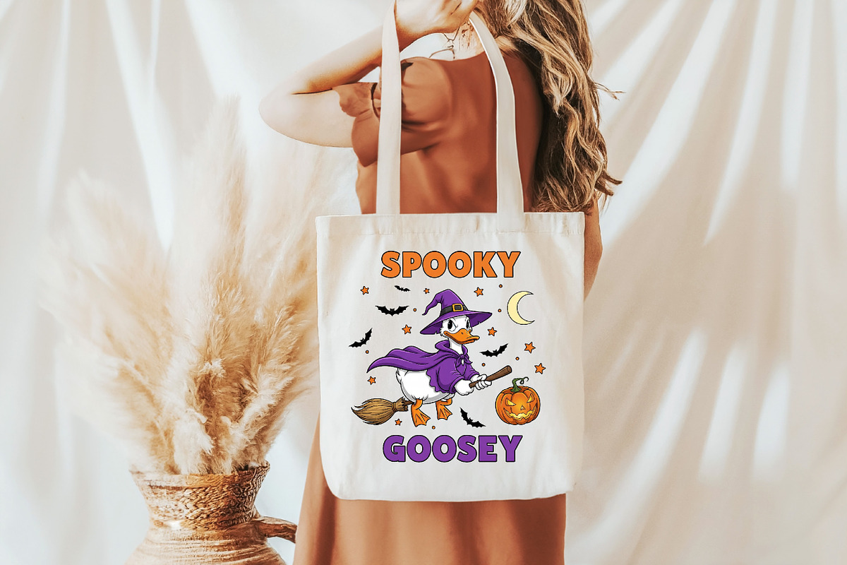 Halloween Spooky Goosey Witch Png, an Illustration by DreamCafeArt (Photo 4 of 7)