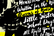 Cherie Bomb - Punk rock script font, a Script Font by Great Scott! (Thumbnail 2 of 8)
