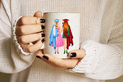 University Graduates Girls Clipart, a Person Illustration by ArtedeCatrin (Thumbnail 11 of 11)