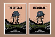Hand Drawn Outcast Alien Robot Flyer, a Flyer Template by ashenterprise (Thumbnail 2 of 3)