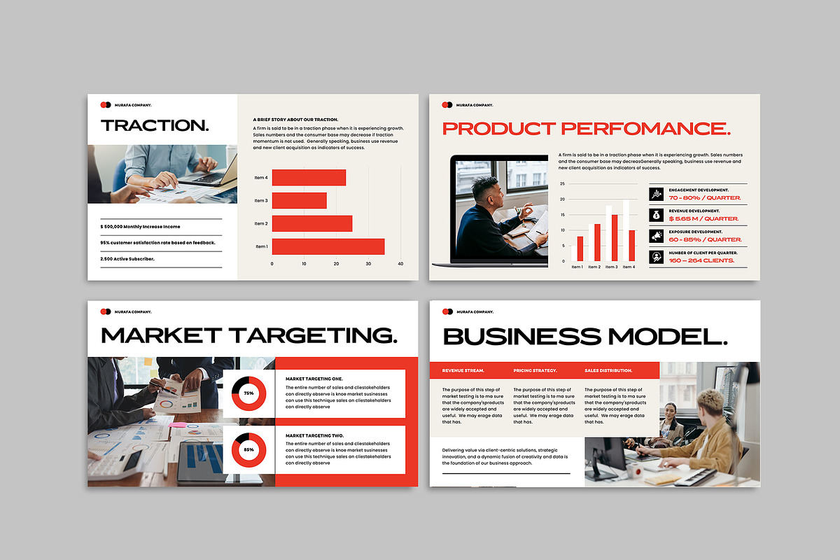 Pitch Deck Presentation, a Presentation Template by Occy Design (Photo 4 of 9)