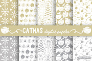 Catmas digital paper collection, a Graphic by Natalia Gonzalez (Thumbnail 1 of 3)
