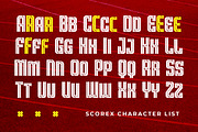 Scorex - Modern Condensed Sport Font, a Sans Serif Font by Typia Nesia (Thumbnail 2 of 11)