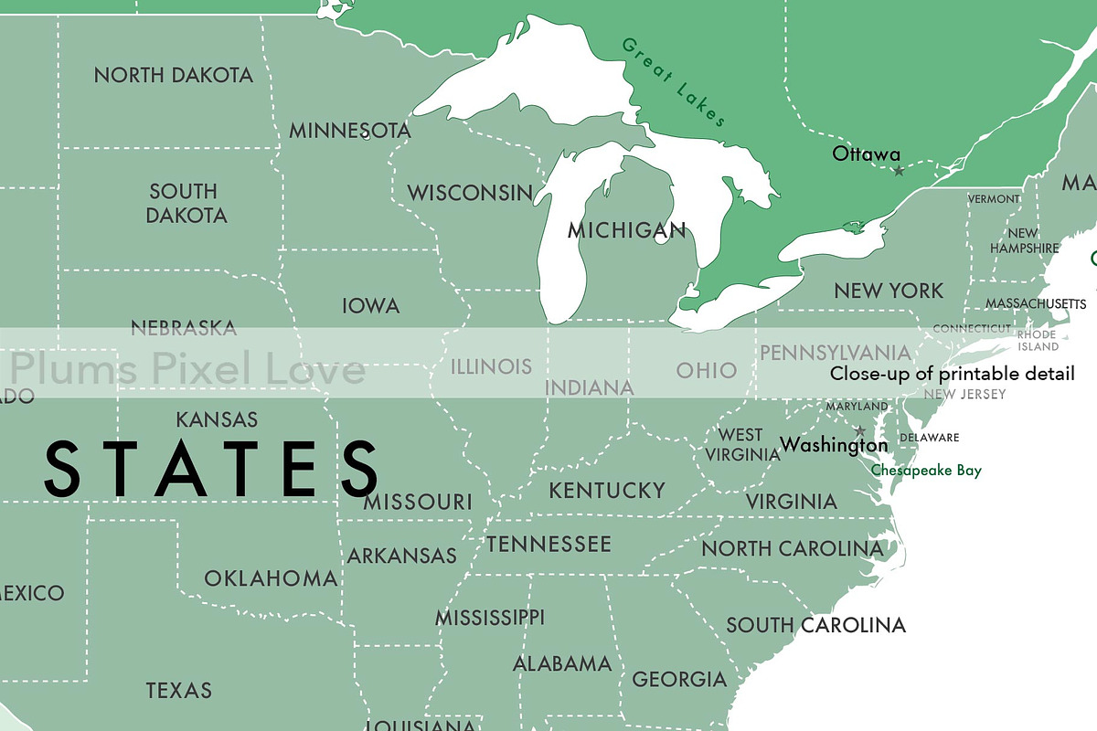 Detailed World Map 60x40 max - jpeg, an Illustration by Plums Pixel Love (Photo 5 of 12)