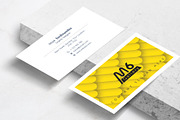 Abstract Business Card Template - 46, a Business Card Template by M6 Gallery (Thumbnail 2 of 3)