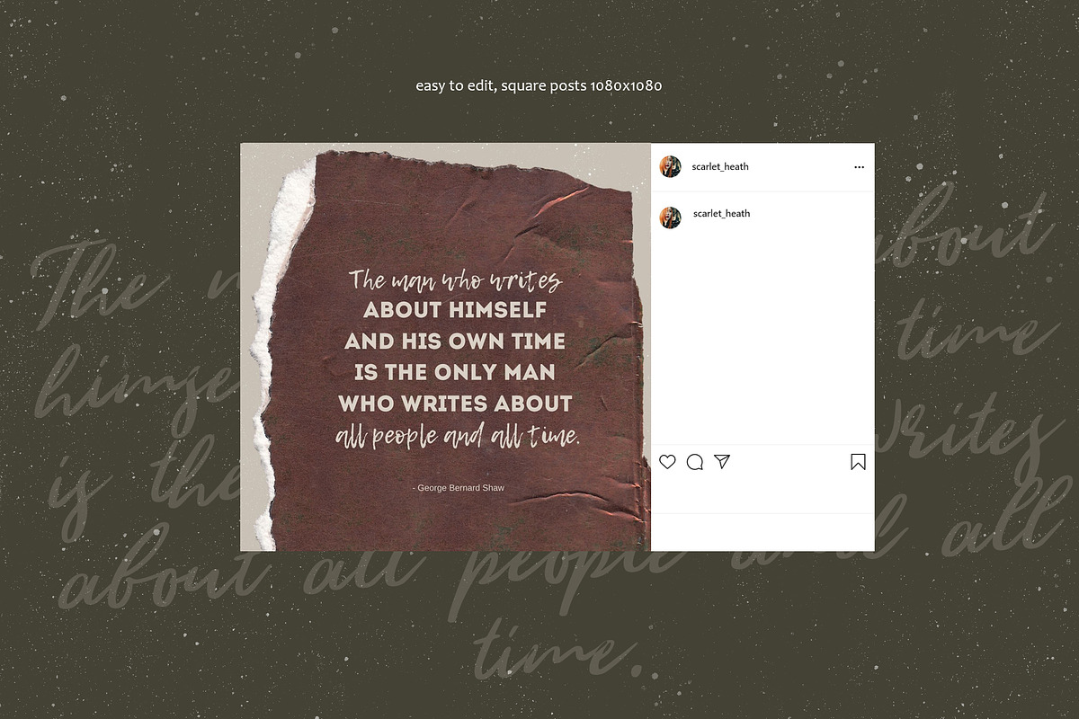 Author Social Media Pack for CANVA, a Social Media Template by Scarlet Heath Art (Photo 18 of 20)