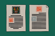 Medieval Beasts Initials, a Blackletter Font by kaer_shop (Thumbnail 11 of 12)