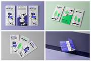 Flayer Trifold and Brochure Mockups, a Mockup by Mr.Mockup™ (Thumbnail 14 of 18)