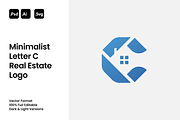 Minimalist Letter C Real Estate Logo, a Branding & Logo Template by Luxury Logos (Thumbnail 1 of 4)