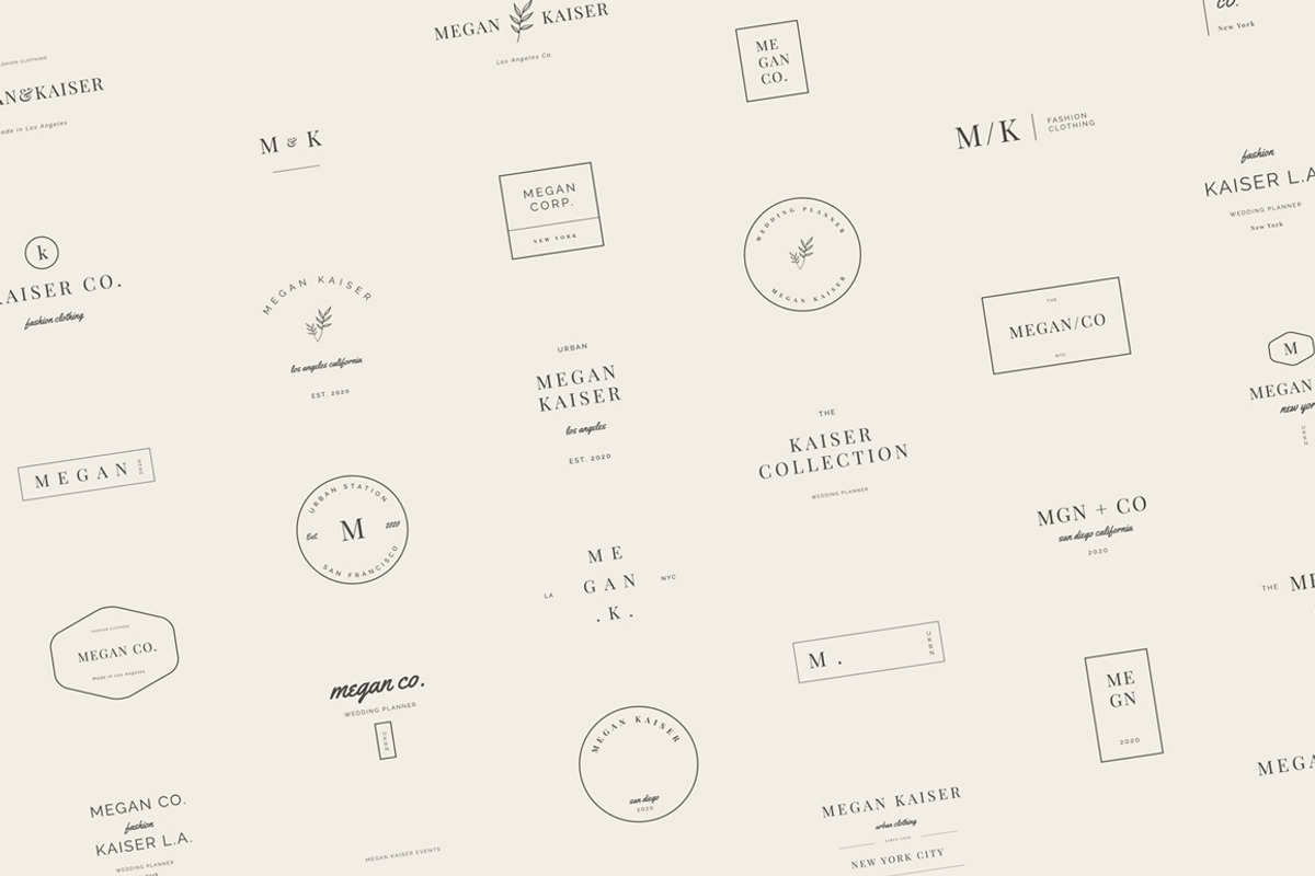 Megan Co Logo Kit, a Branding & Logo Template by Design District (Photo 12 of 12)