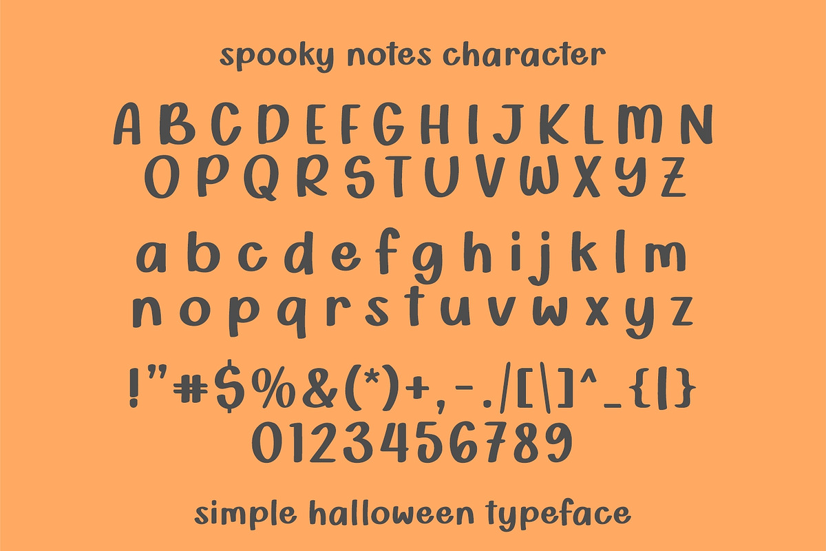 Spooky Notes - Halloween Font, a Handwritten Font by Keithzo (Photo 8 of 8)