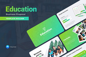 Education Business Proposal Keynote, a Presentation Template by Presentation Templates