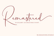 Remastered Handwritten Script Font, a Script Font by Bosstype Studio (Thumbnail 1 of 11)