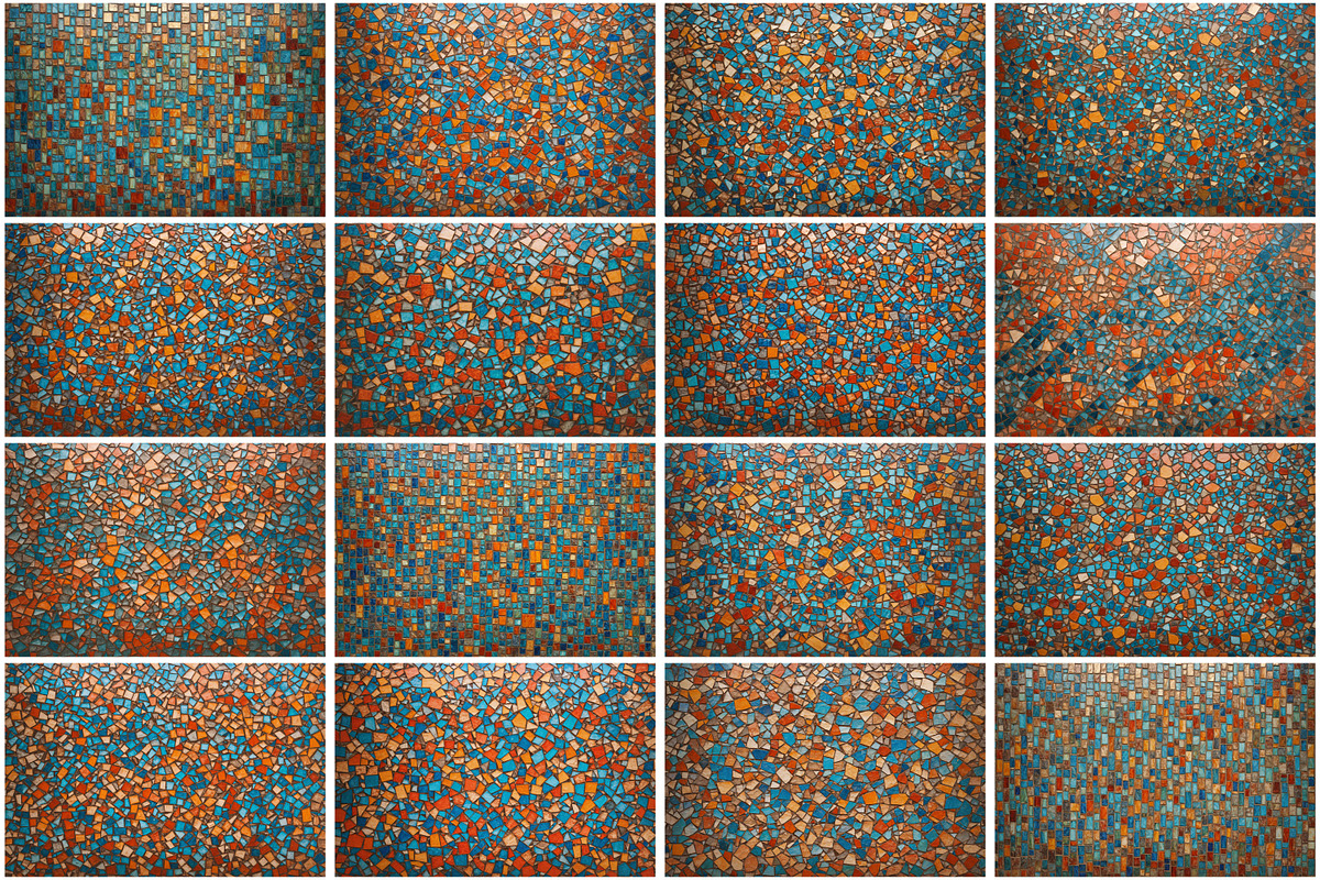 Mosaic Texture Background, a Texture Graphic by Forhadx5 (Photo 6 of 7)