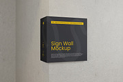 Sign Wall Mockup, an Advertising Mockup by VanillineGraph (Thumbnail 3 of 3)
